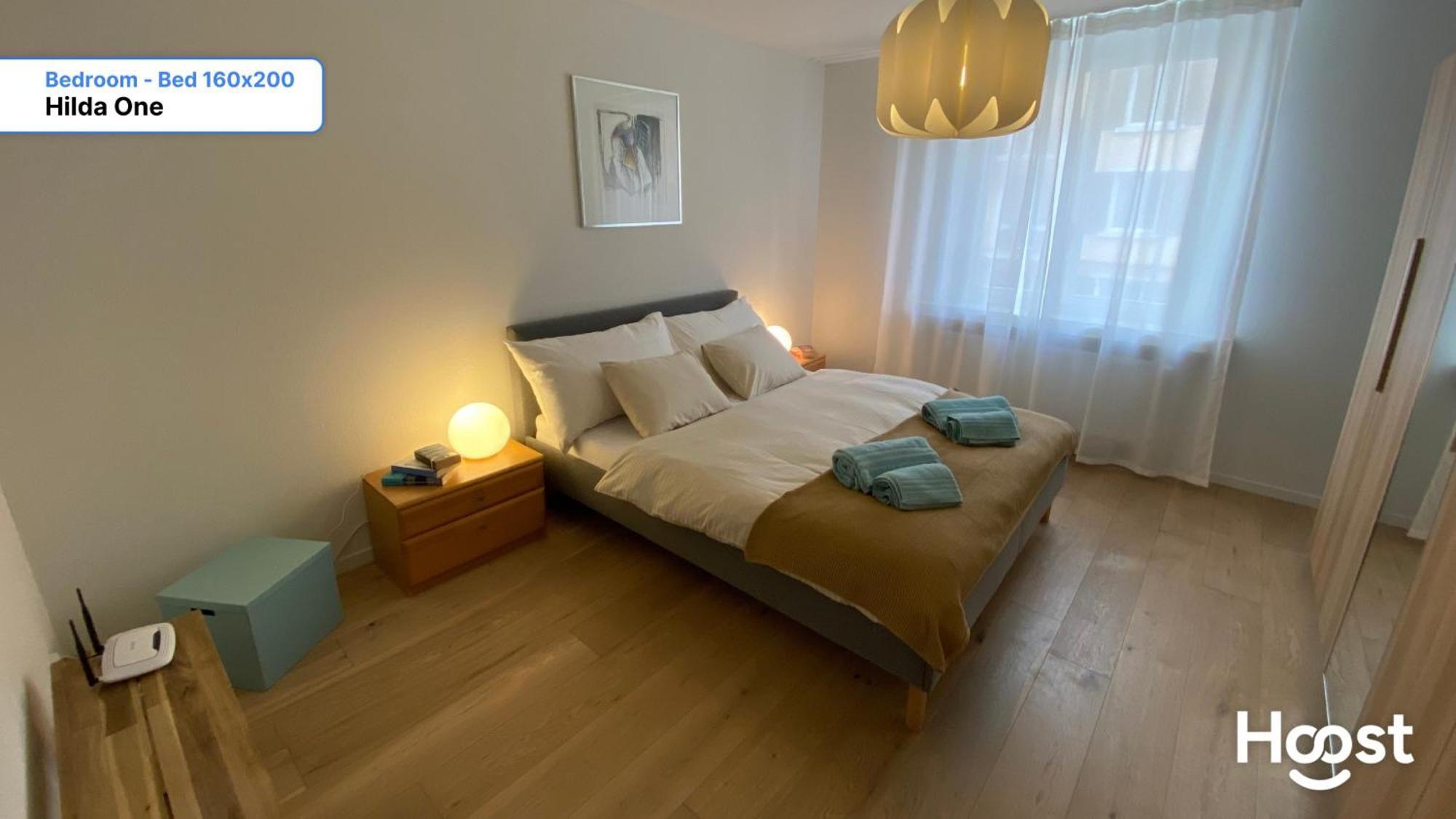 H1 With 4,5 Room, Bathroom, Kitchen, Central, Quiet & Modern With Office 苏黎世 外观 照片