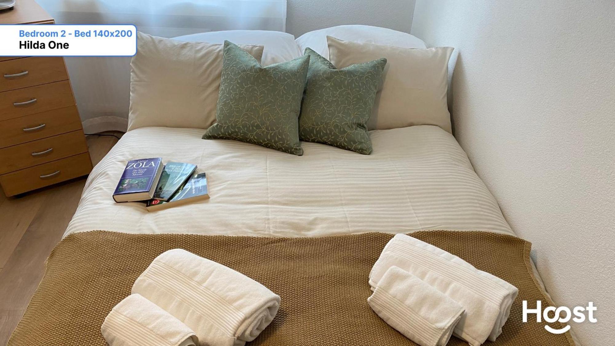 H1 With 4,5 Room, Bathroom, Kitchen, Central, Quiet & Modern With Office 苏黎世 外观 照片