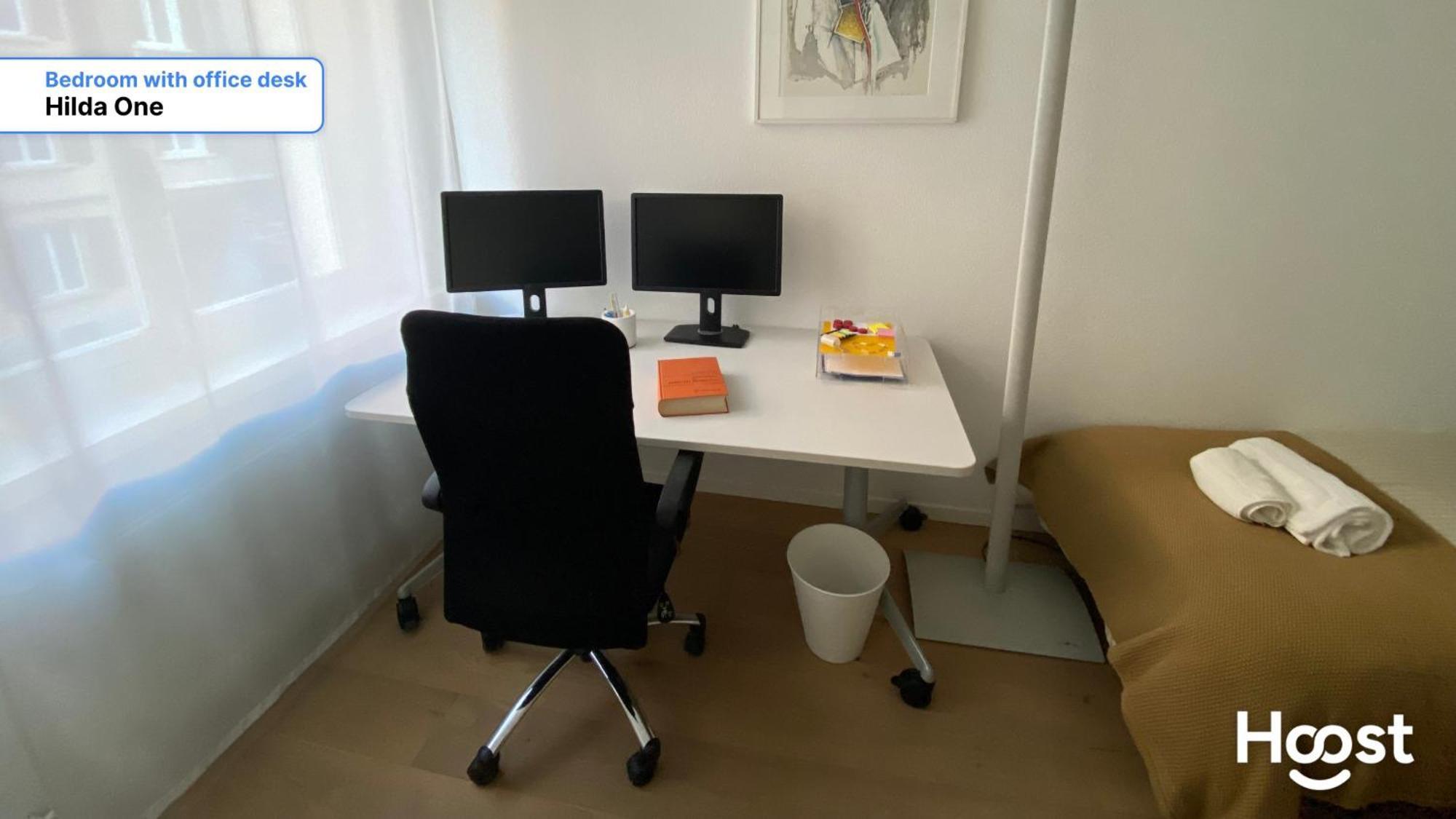 H1 With 4,5 Room, Bathroom, Kitchen, Central, Quiet & Modern With Office 苏黎世 外观 照片