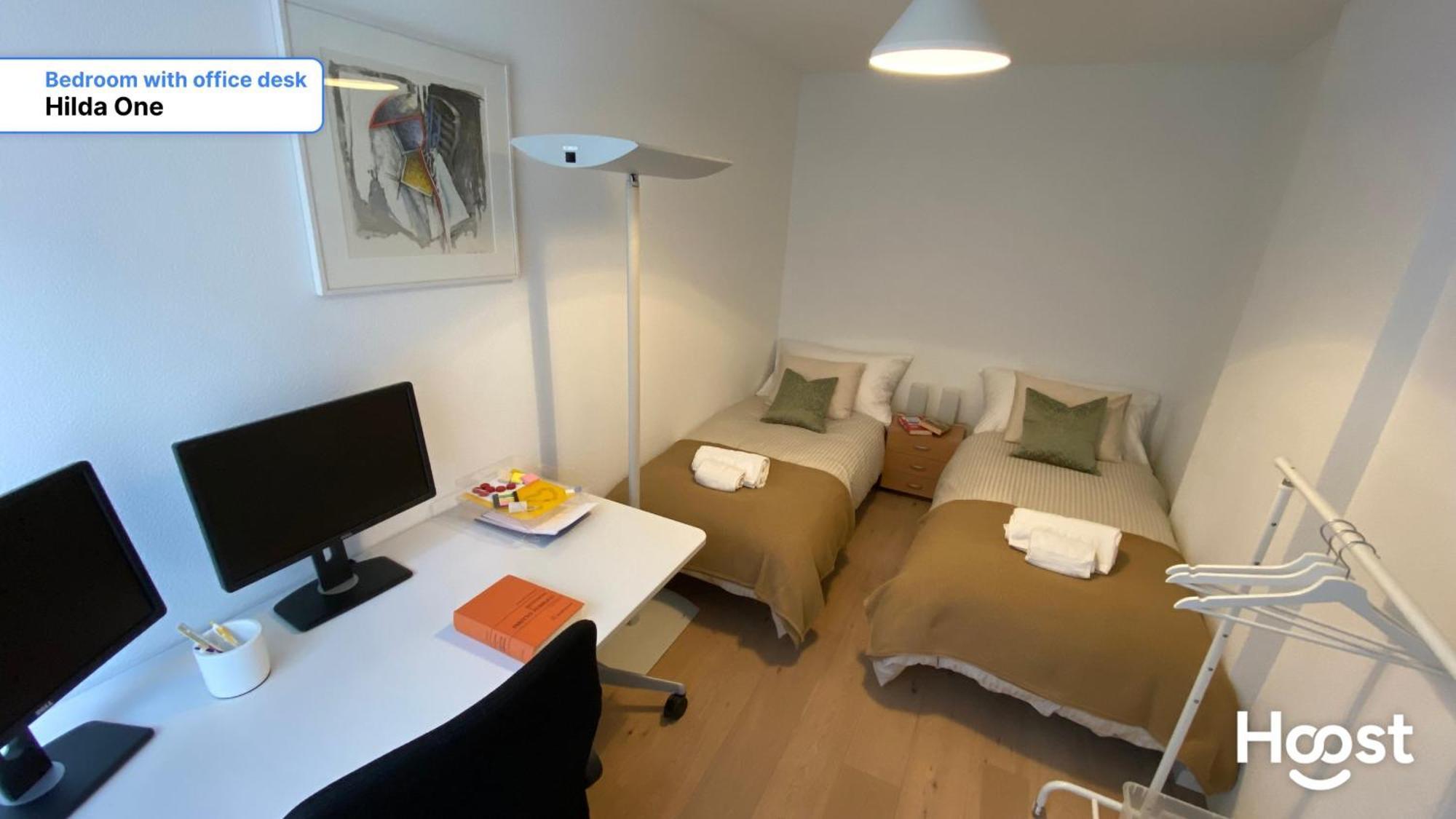 H1 With 4,5 Room, Bathroom, Kitchen, Central, Quiet & Modern With Office 苏黎世 外观 照片