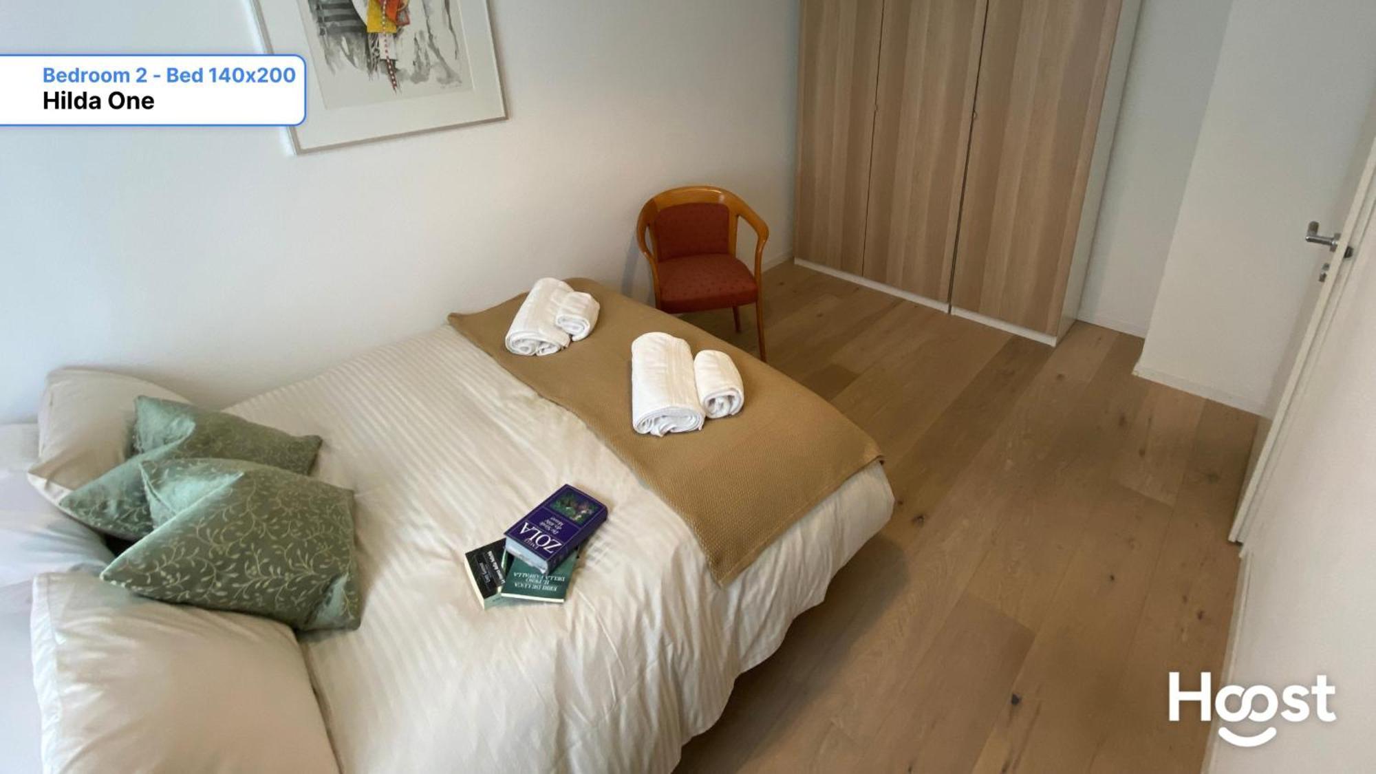 H1 With 4,5 Room, Bathroom, Kitchen, Central, Quiet & Modern With Office 苏黎世 外观 照片