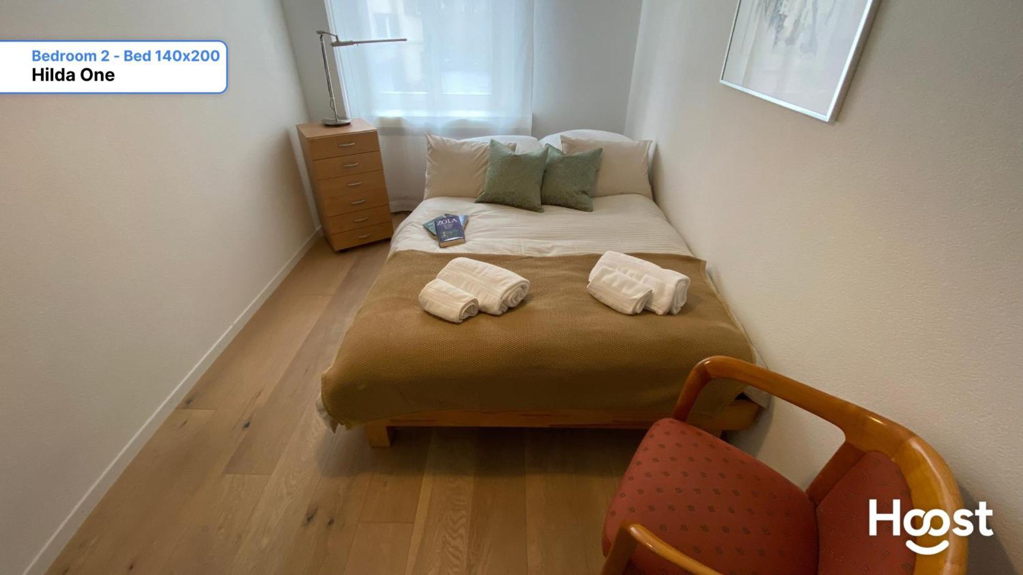 H1 With 4,5 Room, Bathroom, Kitchen, Central, Quiet & Modern With Office 苏黎世 外观 照片