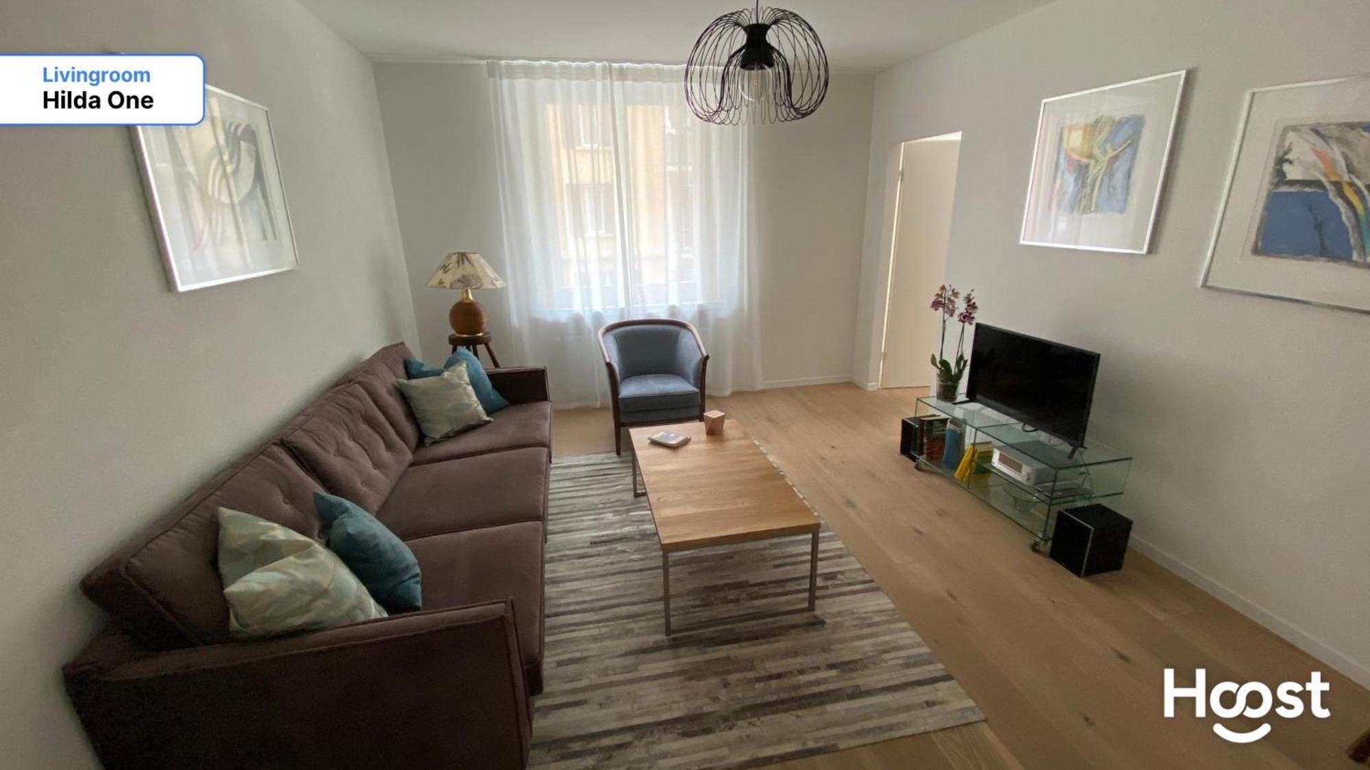 H1 With 4,5 Room, Bathroom, Kitchen, Central, Quiet & Modern With Office 苏黎世 外观 照片